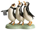 WDCC Disney Classics Penguin Trio Anything for You, Mary Poppins From Mary PoppinsPorcelain Figurine