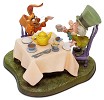 WDCC Disney Classics Alice In Wonderland Mad Hatter And March Hare A Very Merry UnbirthdayPorcelain Figurine