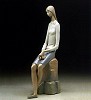 Lladro Girl Student 1969-78