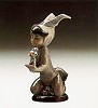 Lladro Boy And His Bunny 1986-91