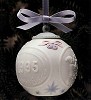 Lladro Christmas Ball 1995 Ornament