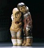 Lladro Couple From The Artic 1971-99