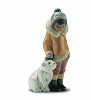 Lladro Eskimo Boy With Pet 1994-2001