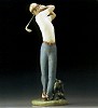Lladro Golfer On The Green 1995-00