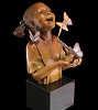 Thomas Blackshear Legends Hope Artist Proof Mixed Media Sculpture