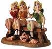 WDCC Disney Classics Village Girls & LeFou Sitting Pretty From Beauty and The Beast