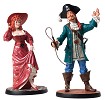 WDCC Disney Classics Pirates Of The Caribbean Auctioneer And RedheadPorcelain Figurine