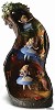 WDCC Disney Classics Alice In Wonderland Alice And Dinah Down The Rabbit HolePorcelain Figurine