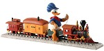 WDCC Disney Classics Out of Scale Donald Duck on Train Backyard Whistle Stop