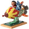 WDCC Disney Classics Lilo and Stitch Storefront Spaceship Porcelain Figurine