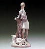 Lladro Boy With Lambs 1969-81
