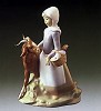 Lladro Little Girl with Goat 1972-87