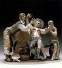 Lladro Tavern Drinkers 1977-1985