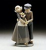 Lladro Dutch Couple With Tulips 1982-85