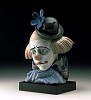 Lladro Pensive Clown 1982-00