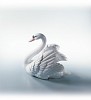Lladro Swan with Wings Spread 1984-07