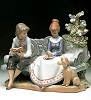 Lladro Poodle Loves Poetry 1987-98