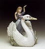 Lladro Swan And The Princess 1990-94