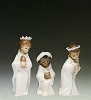 Lladro Three Kings Ornaments 1990 Only