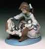 Lladro A Cradle Of Kittens 1991-97