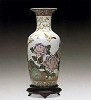 Lladro Oriental Peonies Vase #1 Le300 1992-01