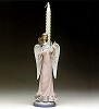 Lladro Angel With Lyre Candelholder 1992-97