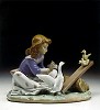 Lladro Barnyard See-Saw 1993-97