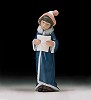 Lladro A Christmas Caroler 1998-00