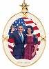 Ebony Visions President Obama & The First Lady Ornament by Lenox