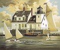 Charles Wysocki&nbsp;Rockland Breakwater Light ANNIVERSARY EDITION