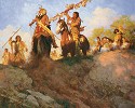 Howard Terpning&nbsp;Sunset for the Comanche MASTERWORK