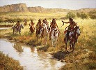 Howard Terpning Nez Perce Scouts at Painted Robe Creek – 1877