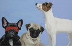 Robert Deyber&nbsp;See No Evil, Hear No Evil, Speak No Evil XV Dogs