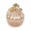 Jay Strongwater&nbsp;Erin Leaf And Vine Gilded Large Glass Jar