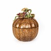 Jay Strongwater&nbsp;Dalton Leaf And Vine Jeweled Large Glass Jar