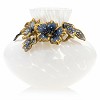 Jay Strongwater&nbsp;Holland Leaf and Flower Vase