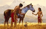 Howard Terpning&nbsp;Horse of a Different Color
