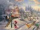 Thomas Kinkade Disney&nbsp;Mickey�s Victorian Christmas