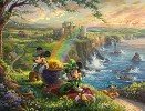 Thomas Kinkade Disney&nbsp;Mickey And Minnie In Ireland