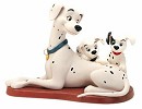 WDCC Disney Classics One Hundred and One Dalmatians Perdita W/patch & Puppy Patient PerditaPorcelain Figurine