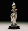 Lladro Valencian Girl With Flowers 1974-2004