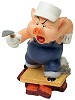 WDCC Disney Classics Three Little Pigs Practical Pig Work And Play Don't Mix
