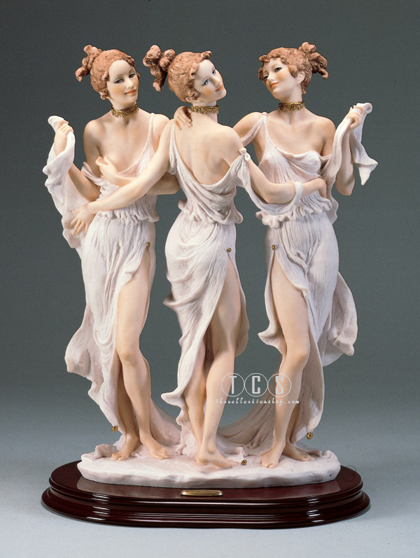 Giuseppe Armani Three Graces 1256F Open Edition Sculpture.