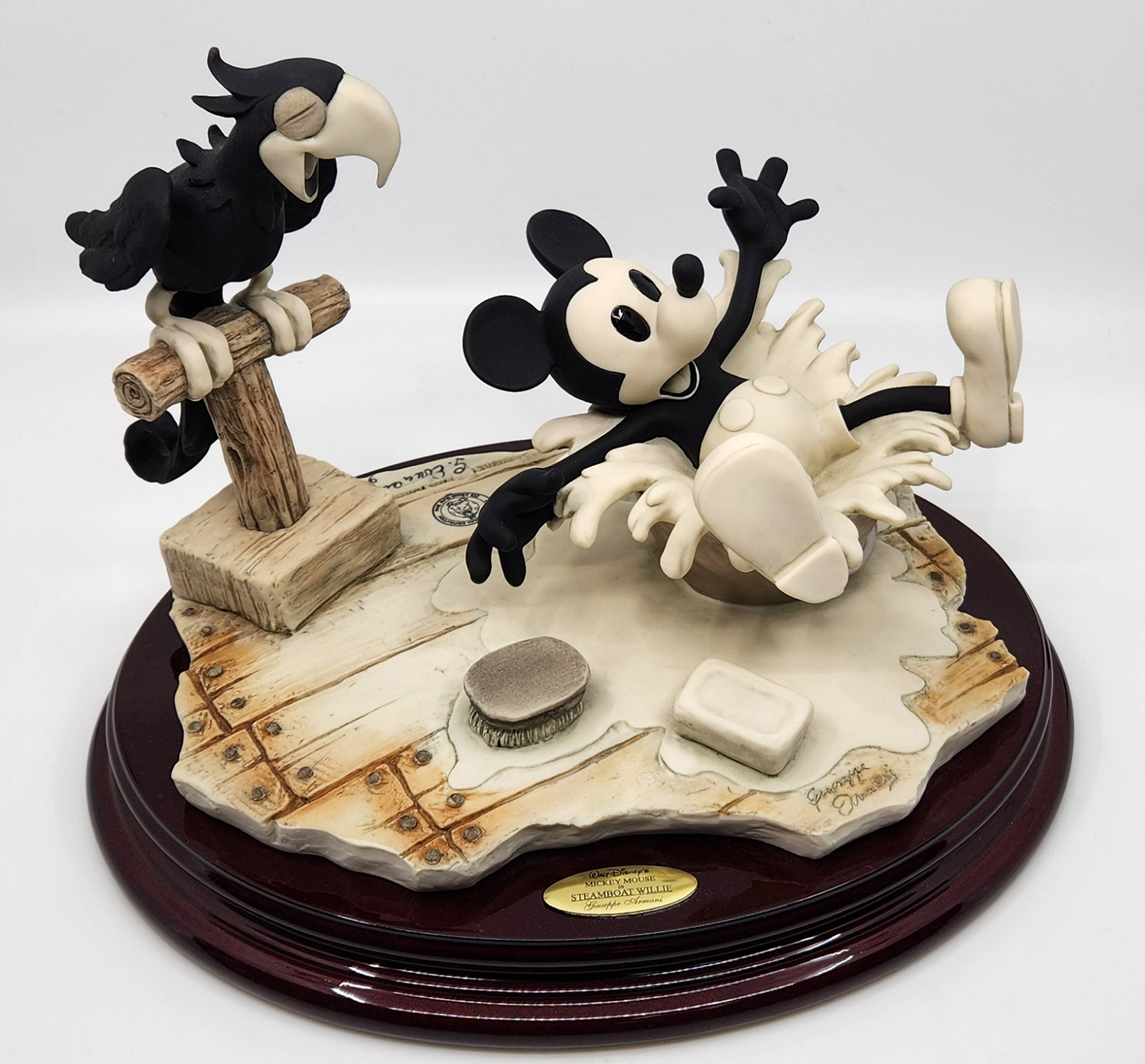 Disney Steamboat Willie Mickey Mouse Perpetual Calendar, Figurine