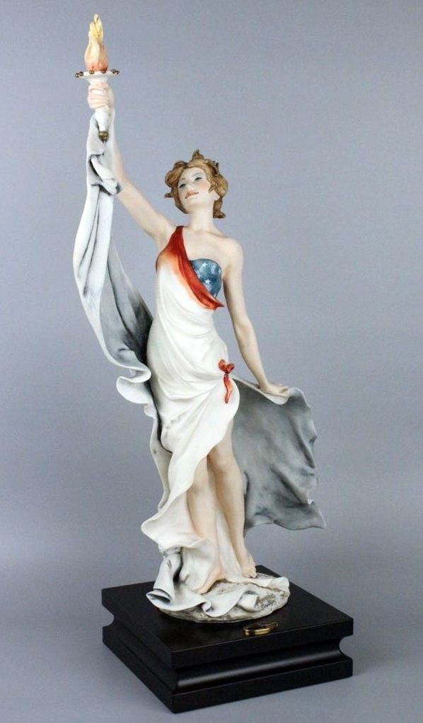 Giuseppe Armani Lady Liberty 1619C Limited Edition Sculpture.
