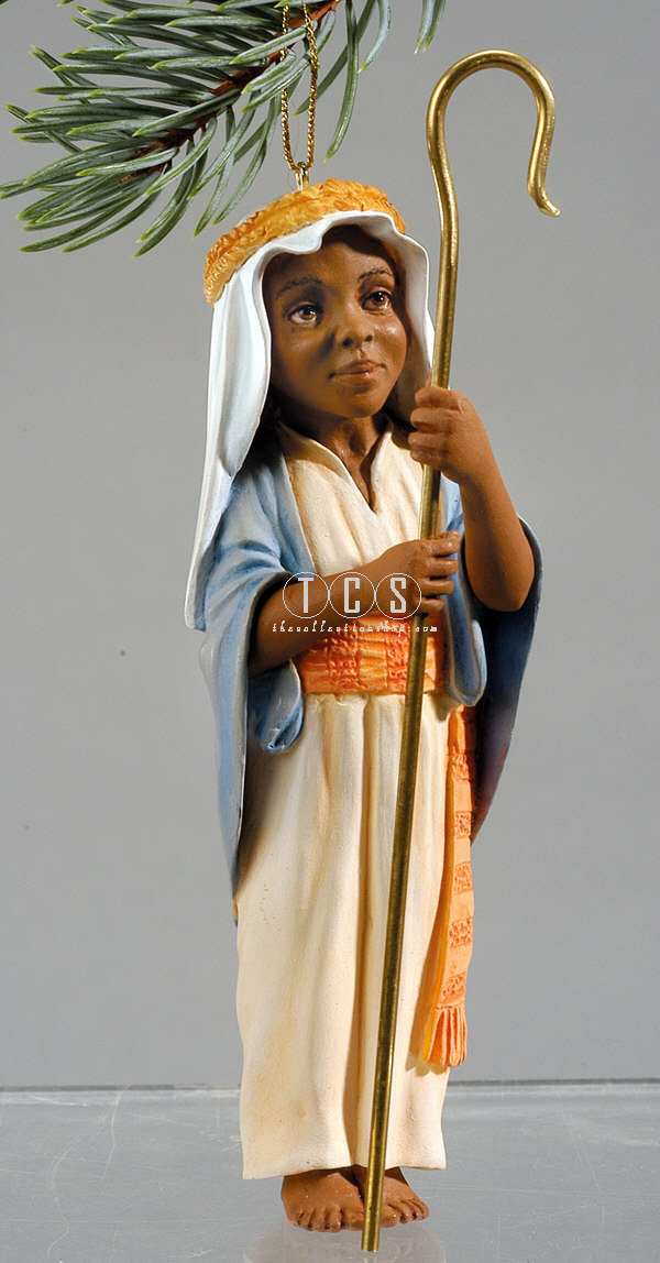 Thomas Blackshears 2022 Christmas Ornament Ebony Visions The Little Shepherd Annual Christmas Ornament By Thomas  Blackshear