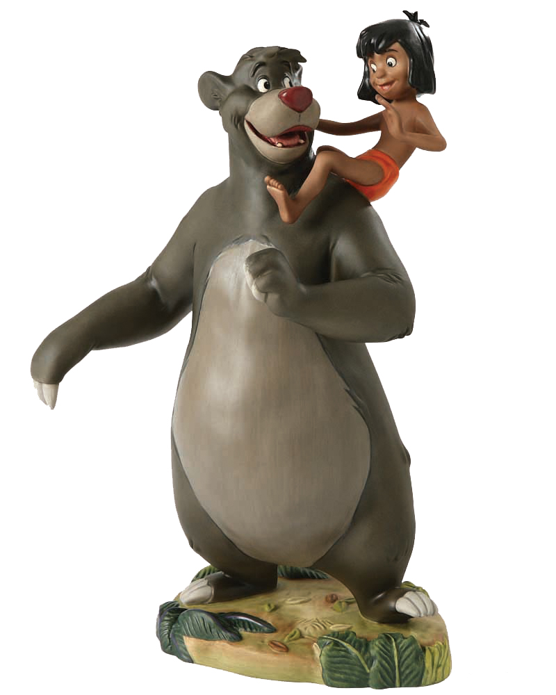 WDCC Disney Classics The Jungle Book Baloo And Mowgli Good Ol Papa Bear  4021782