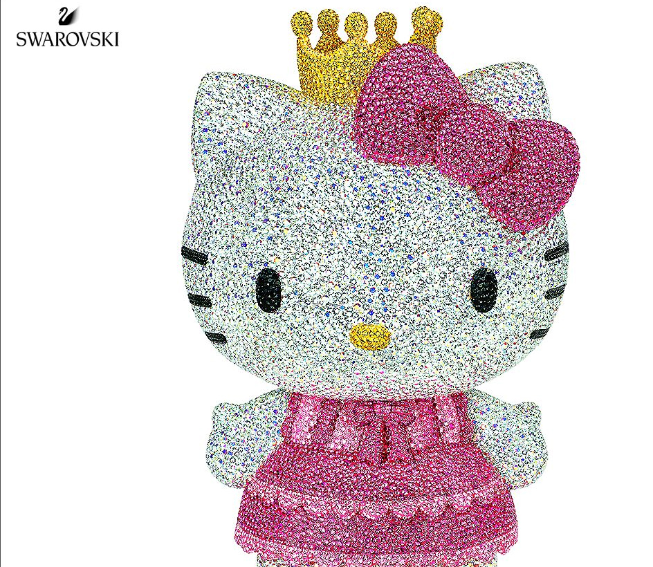 Swarovski Crystal Myriad Hello Kitty Princess Limited Edition