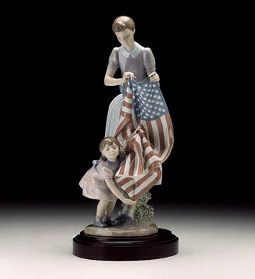 Lladro - Fourth Of July Porcelain Figurine