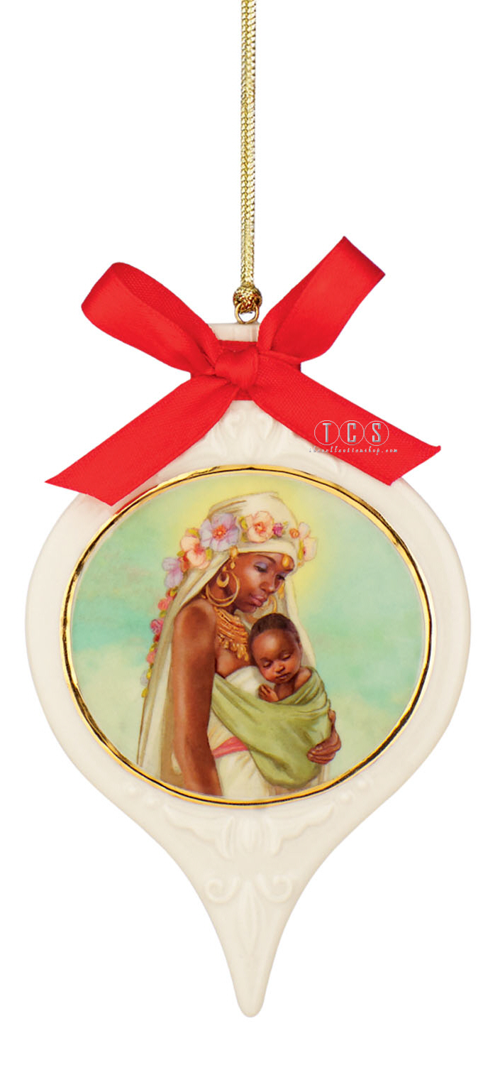 Thomas Blackshears 2022 Christmas Ornament Ebony Visions The Madonna Ornament Porcelain By Thomas Blackshear